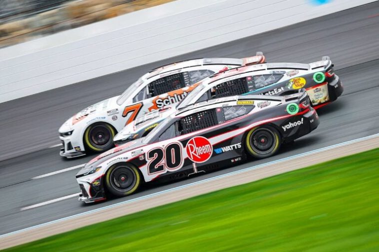 Christopher Bell, Martin Truex Jr, Corey LaJoie - NASCAR Cup Series - New Hampshire Motor Speedway (1)