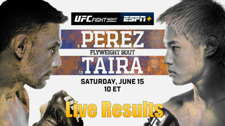 Resultados en vivo de UFC Vegas 93: Alex Pérez vs.Tatsuro Taira