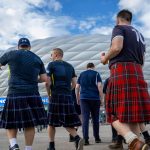 Fußball-EM: Schottland-Fan se agita en Düsseldorf