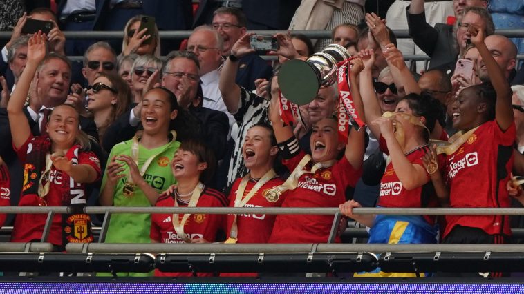 El triunfo del Manchester United en la Copa FA femenina fue su primer gran trofeo