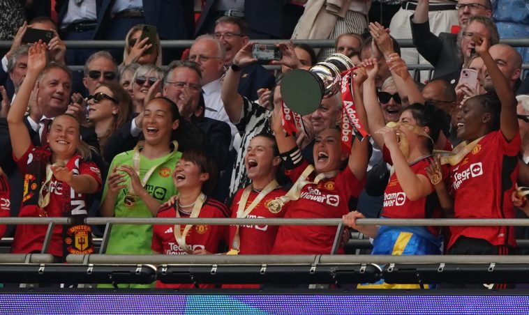 El triunfo del Manchester United en la Copa FA femenina fue su primer gran trofeo