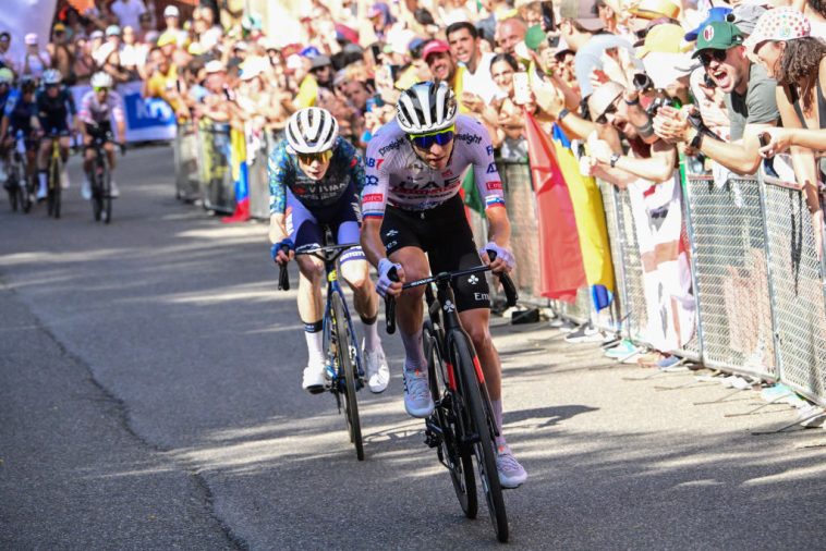 Tadej Pogačar demuestra su forma en el Tour de Francia en las empinadas laderas de San Luca: "La confirmación de que soy fuerte"