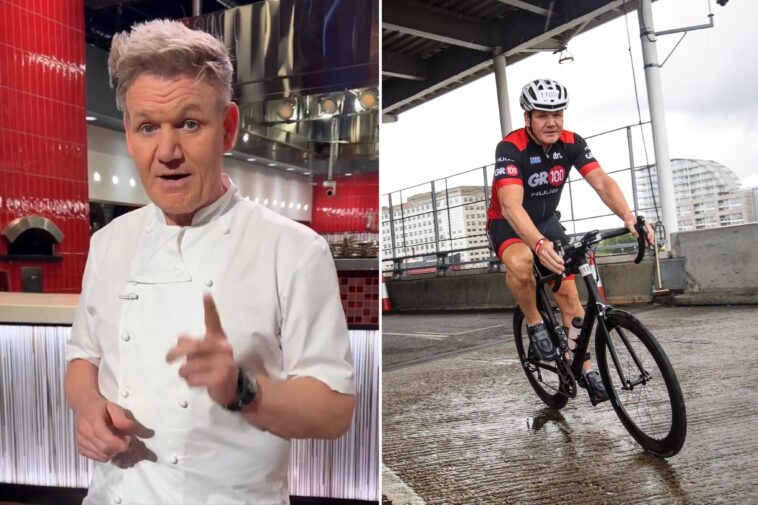 'Tengo suerte de estar aquí': Gordon Ramsay insta a la gente a usar un casco de bicicleta después de sufrir un 'accidente realmente grave'