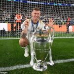 Toni Kroos se retiró del fútbol de clubes tras la última victoria del Real Madrid en la Liga de Campeones