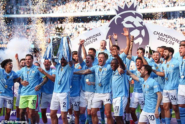 El Manchester City consiguió su cuarto título consecutivo de la Premier League y buscará un quinto para la próxima temporada 2024-25.