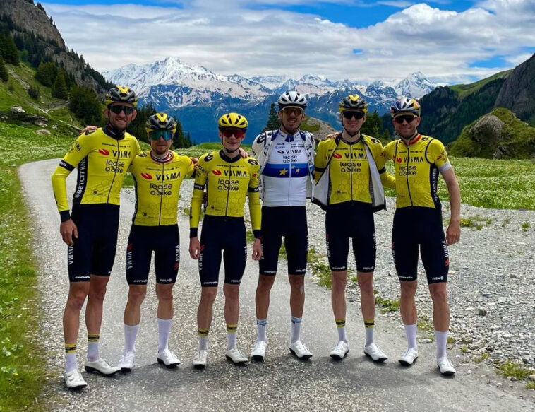 ¿Es este el equipo Visma-Lease a Bike Tour de France con Vingegaard y Van Aert?
