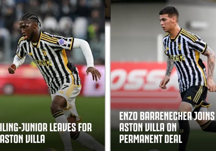 Oficial: Barrenechea e Iling-Junior llegan al Aston Villa procedente de la Juventus, se revelan detalles financieros