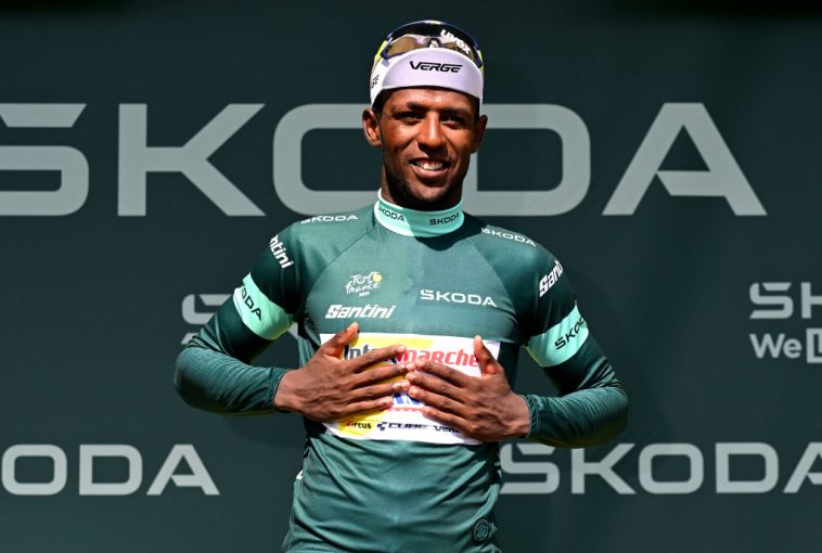 Biniam Girmay espera que su éxito en el Tour de Francia aumente el perfil del ciclismo entre los africanos negros