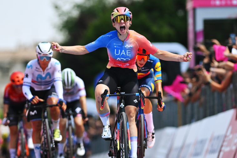 Chiara Consonni gana al sprint la segunda etapa del Giro de Italia femenino
