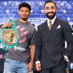 Pose de Shakur Stevenson contra Artem Harutyunyan