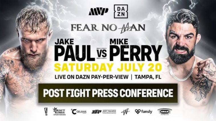 Conferencia de prensa posterior a la pelea de Jake Paul contra Mike Perry