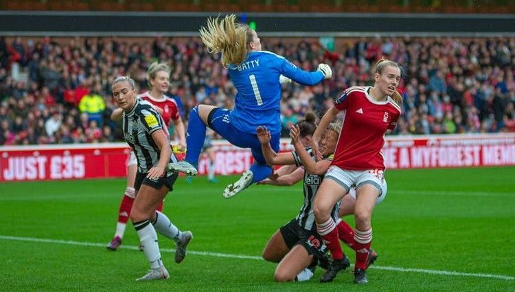 Nottingham Forest v Newcastle United, FA Womens National league at The City Ground