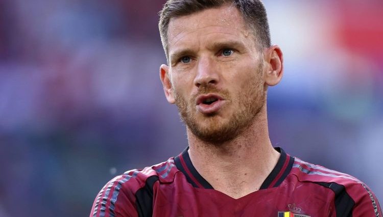 El belga Verteidiger Jan Vertonghen visita la National Mannschaft zurück