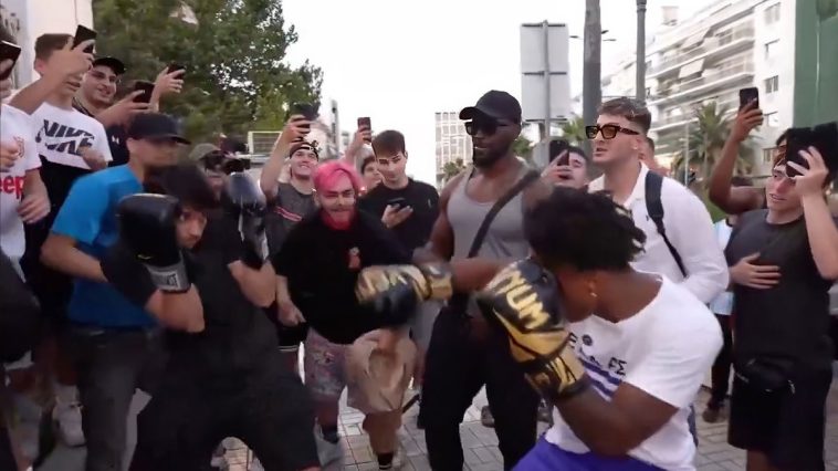 El popular streamer IShowSpeed ​​se ve involucrado en una pelea callejera