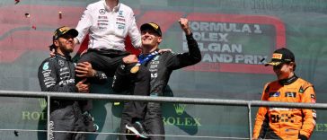 Hamilton se marcha con "sentimientos encontrados" tras heredar la victoria en Spa
