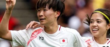 Watch Japan score their first goal against Spain at the Paris 2024 Olympics