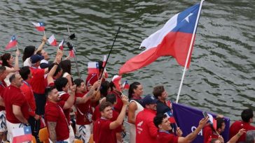 La aparición del Team Chile en la inauguración de los Juegos Olímpicos Paris 2024 - Te Caché!