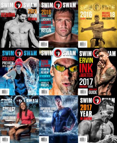 La revista SwimSwam de vista previa olímpica de 2024 con la portada de las hermanas Walsh está lista para enviarse