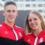 Liebes bei Schwimmer Isabel Gose y Lukas Märtens