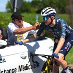 Matteo Jorgenson sobre el accidente de la etapa 2 del Tour de Francia: "Esperaba estar mucho más herido"