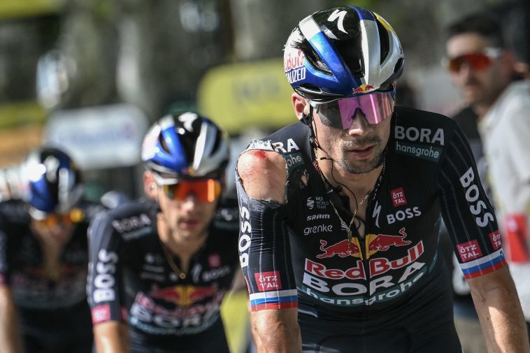 Primož Roglič abandona el Tour de Francia tras sufrir una caída en la etapa 12