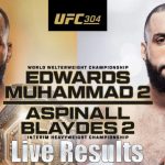 Resultados en vivo de UFC 304: Leon Edwards vs. Belal Muhammad 2