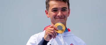 Medalla de Alex Yee en los Juegos Olímpicos de París 2024