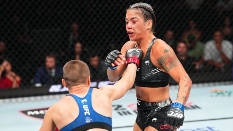 Rose Namajunas le arranca la pestaña a Tracy Cortez en la victoria de UFC Denver