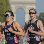 Beth Potter Cassandre Beaugrand Juegos Olímpicos de París Evento de prueba Triatlón Agosto 2023
