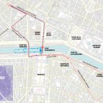 Mapa del recorrido del triatlón de los Juegos Olímpicos de París Crédito: World Triathlon