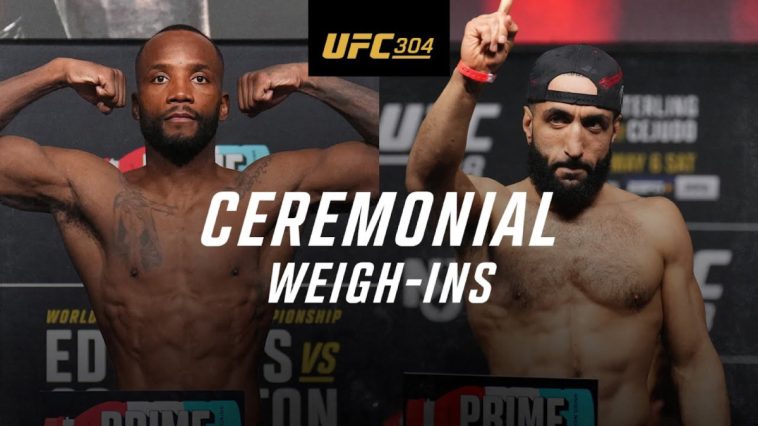 UFC 304: Vídeo de la ceremonia de pesaje entre Edwards y Muhammad 2
