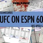 UFC en ESPN 60: resultados oficiales desde Las Vegas