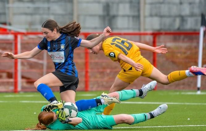 Wolves v Athlone Town, Girls SuperCupNI at Dixon Park