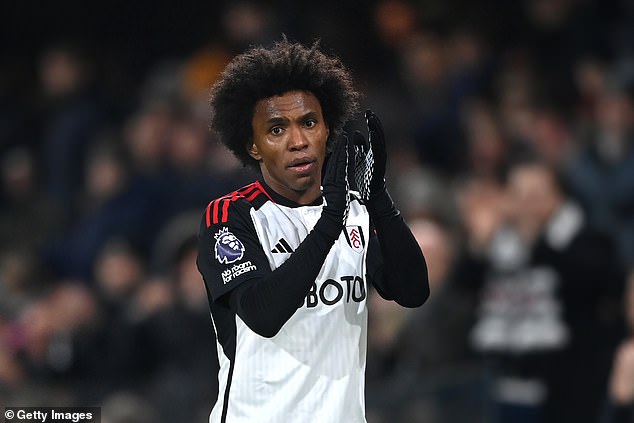 Willian ha rechazado una oferta de contrato del Fulham mientras considera sus opciones