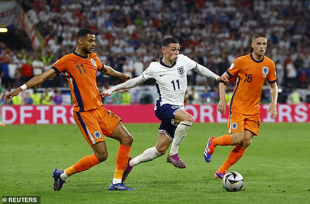 Phil Foden logró su mejor actuación en la Eurocopa 2024 en la victoria en semifinales sobre Holanda