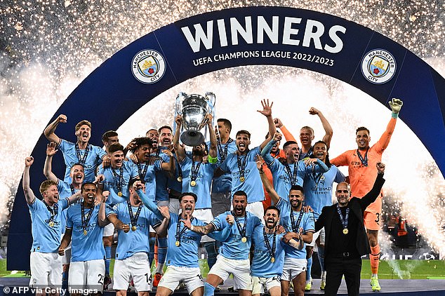 El Manchester City ha mantenido su lugar en la cima de la clasificación de clubes de la UEFA recién publicada
