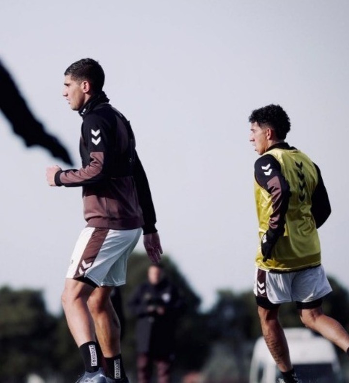 El Calamar se entrena en Mar del Plata. (Foto: Prensa Platense)