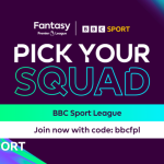 Details on how to join the BBC Sport League on Fantasy Premier League - by using code bbcfpl