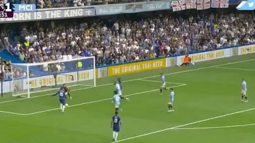 Nicolas Jackson pareció haber marcado el gol del empate para el Chelsea durante su derrota ante el Manchester City