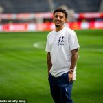 El extremo del Manchester United Jadon Sancho sigue siendo una opción para el Paris St Germain