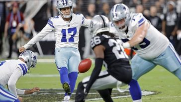 Brandon Aubrey habría igualado el récord de la NFL con su gol de campo de 66 yardas el sábado