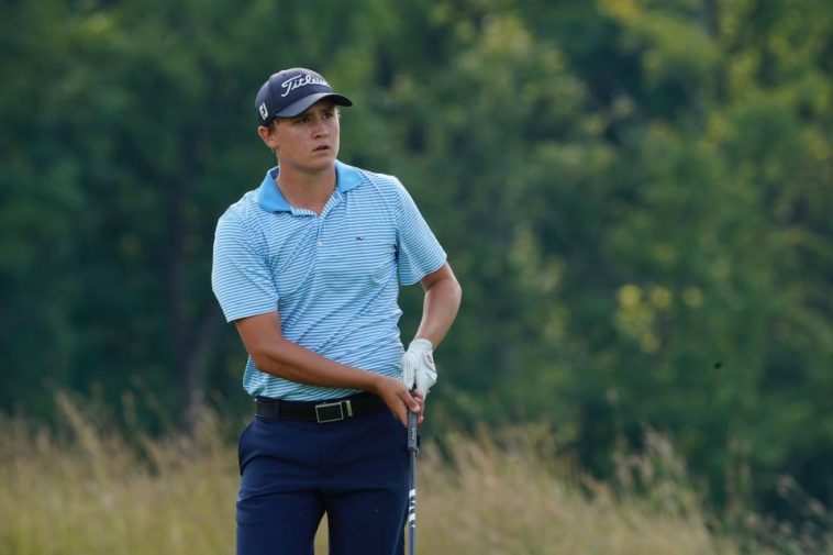 Jake Cesare en el campo Pfau de la Universidad de Indiana (fotografía de Golfweek de Landon Ringler)