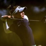 La estadounidense Nelly Korda compite durante la tercera ronda del Campeonato Amundi Evian en el Evian Resort Golf Club, en Evian-Les-Bains, el 13 de julio de 2024. (Foto de OLIVIER CHASSIGNOLE / AFP) (Foto de OLIVIER CHASSIGNOLE/AFP vía Getty Images)