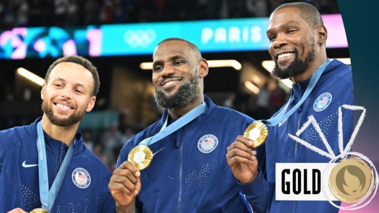 'Extraordinary' as US beat hosts France in basketball final to win gold - highlights