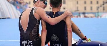 Triatlón de los Juegos Olímpicos de París 2024 de Hayden Wilde y Alex Yee