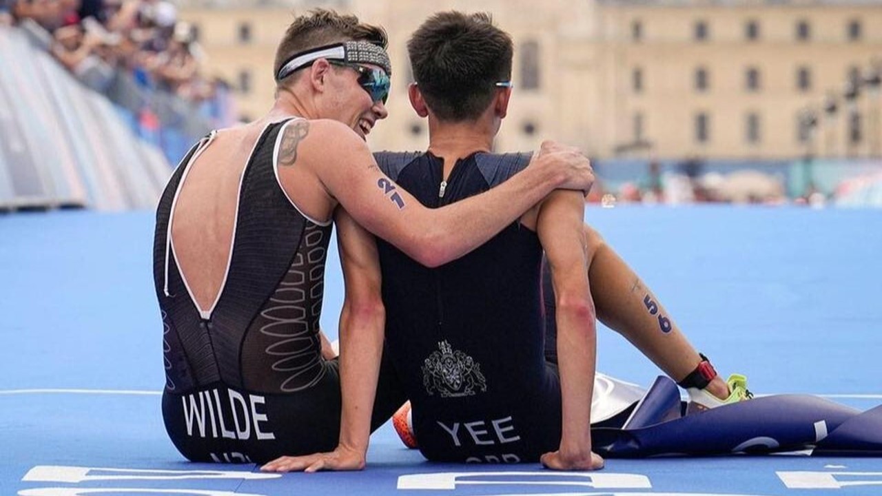 Triatlón de los Juegos Olímpicos de París 2024 de Hayden Wilde y Alex Yee