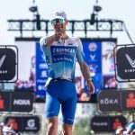 Patrick Lange Campeonato del Mundo IRONMAN 2023 Bonita celebración en la línea de meta