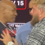 Jake Paul y Mike Tyson se pelean a empujones en una conferencia de prensa