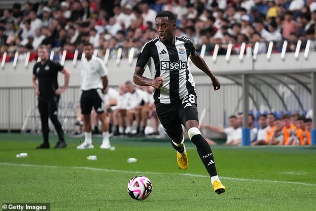 Joe Willock volvió a la acción en el amistoso de pretemporada del Newcastle el miércoles por la noche.