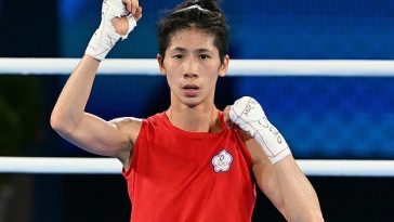 Lin Yu-ting se une a su compatriota Imane Khelif para ganar el oro olímpico al vencer a Julia Szeremeta en la final de peso pluma femenino.